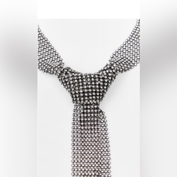 Jewel Rhinestone Tie NWT💥 - Picture 6 of 12